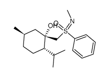(((1S,2S,5R)-1-hydroxy-2-isopropyl-5-methylcyclohexyl)methyl)(methylimino)(phenyl)-l6-sulfanone结构式