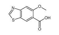 5-METHOXYBENZO[D]THIAZOLE-6-CARBOXYLIC ACID Structure