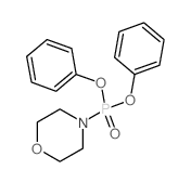 4-diphenoxyphosphorylmorpholine结构式