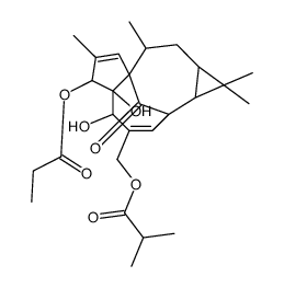 ingenol-3-propionate-20-isobutyrate结构式