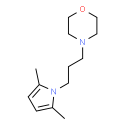 4-[3-(2,5-DIMETHYL-1H-PYRROL-1-YL)PROPYL]-MORPHOLINE structure