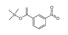 1-(m-nitrophenyl)-1-(trimethylsilyloxy)ethylene Structure