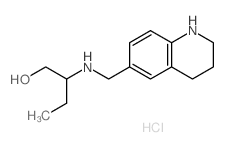 2-(1,2,3,4-tetrahydroquinolin-6-ylmethylamino)butan-1-ol结构式