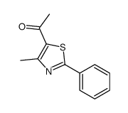 1-(4-methyl-2-phenyl-1,3-thiazol-5-yl)ethanone structure