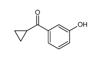 cyclopropyl(3-hydroxyphenyl)methanone结构式