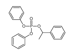 diphenyl 1-phenylethyl phosphate Structure