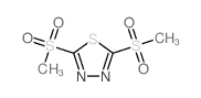 2,5-bis(methylsulfonyl)-1,3,4-thiadiazole structure