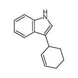 3-(cyclohex-2-enyl)-1H-indole结构式