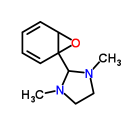 1,3-dimethyl-2-(7-oxabicyclo[4.1.0]hepta-2,4-dien-6-yl)imidazolidine Structure