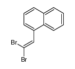 1,1-dibromo-2-(1-naphthyl)ethylene Structure