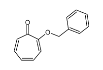 2-(benzyloxy)cyclohepta-2,4,6-trien-1-one结构式