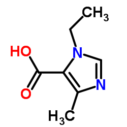 1H-Imidazole-5-carboxylicacid,1-ethyl-4-methyl-(9CI) Structure