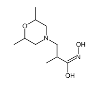 4-Morpholinepropionohydroxamicacid,alpha,2,6-trimethyl-(8CI)结构式