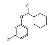 (3-bromophenyl) cyclohexanecarboxylate Structure