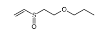 1-(2-(vinylsulfinyl)ethoxy)propane结构式