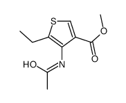 methyl 4-acetamido-5-ethylthiophene-3-carboxylate Structure