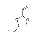 2-ethenyl-4-ethyl-1,3-dioxolane结构式