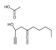 acetic acid,(3S)-5-ethenylidenedec-1-yn-3-ol结构式