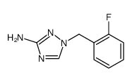 1H-1,2,4-Triazol-3-amine, 1-[(2-fluorophenyl)methyl]结构式