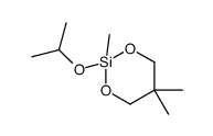 2,5,5-trimethyl-2-propan-2-yloxy-1,3,2-dioxasilinane Structure