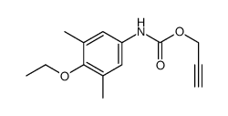 prop-2-ynyl N-(4-ethoxy-3,5-dimethylphenyl)carbamate结构式