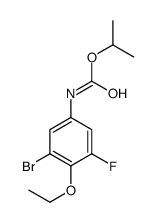 propan-2-yl N-(3-bromo-4-ethoxy-5-fluorophenyl)carbamate Structure