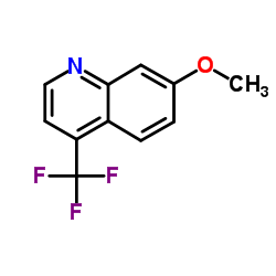 7-Methoxy-4-(trifluoromethyl)quinoline结构式