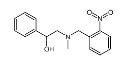 N-(2-Nitrobenzyl)-2-(methylamino)-1-phenyl-1-ethanol Structure