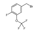 4-氟-3-三氟甲氧基溴苄结构式