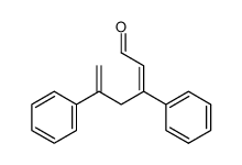 3,5-diphenylhexa-2,5-dienal Structure
