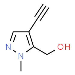 1H-Pyrazole-5-methanol, 4-ethynyl-1-methyl- (9CI) picture