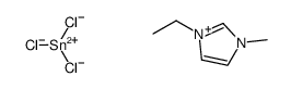 1-ethyl-3-methylimidazolium trichlorostannate(II) Structure