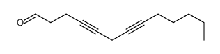 trideca-4,7-diynal结构式