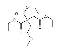 triethyl 4-methoxybutane-1,2,2-tricarboxylate Structure