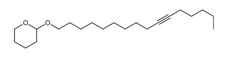 2-hexadec-10-ynoxyoxane Structure
