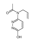 N-(6-oxo-1H-pyridazin-3-yl)-N-prop-2-enylacetamide Structure