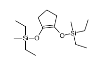 [2-[diethyl(methyl)silyl]oxycyclopenten-1-yl]oxy-diethyl-methylsilane结构式