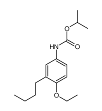propan-2-yl N-(3-butyl-4-ethoxyphenyl)carbamate结构式