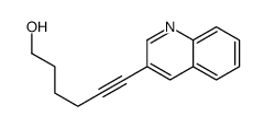 6-quinolin-3-ylhex-5-yn-1-ol Structure