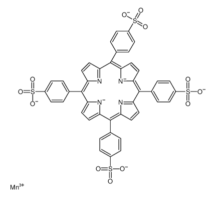 manganese(III)tetraphenylporphine sulfonate结构式