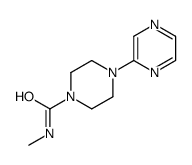 N-methyl-4-pyrazin-2-ylpiperazine-1-carboxamide Structure