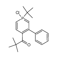 1-(1-(tert-butyl)-1-chloro-3-phenyl-15-phosphinin-4-yl)-2,2-dimethylpropan-1-one结构式