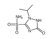 5-oxo-2-propan-2-yl-1H-1,2,4-triazole-3-sulfonamide结构式