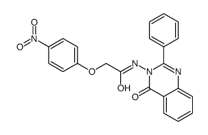 2-(4-nitrophenoxy)-N-(4-oxo-2-phenylquinazolin-3-yl)acetamide Structure