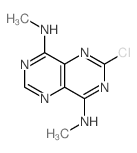 Pyrimido[5,4-d]pyrimidine-4,8-diamine,2-chloro-N4,N8-dimethyl-结构式