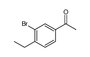 1-(3-bromo-4-ethylphenyl)ethanone结构式