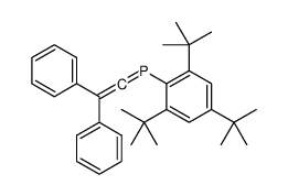 2,2-diphenylethenylidene-(2,4,6-tritert-butylphenyl)phosphane结构式