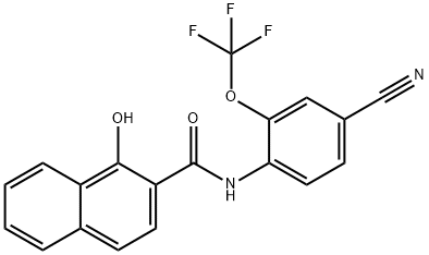 N-[4-Cyano-2-(trifluoromethoxy)phenyl]-1-hydroxy-2-naphthamide picture