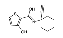 N-(1-ethynylcyclohexyl)-3-hydroxythiophene-2-carboxamide Structure