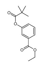 ethyl 3-(2,2-dimethylpropanoyloxy)benzoate Structure